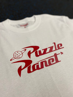 Puzzle Planet Tee (White)