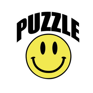 Puzzle Smiley Tee (White)