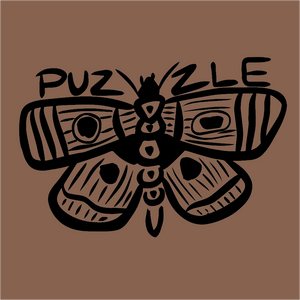 Puzzle Moth Tee (Brown)